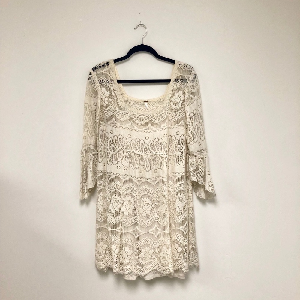 Free People crochet dress